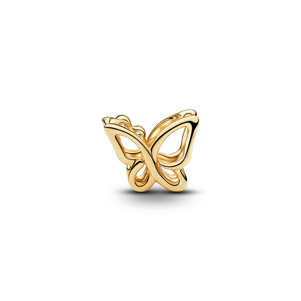 Pandora Charm Featuring Butterfly Openwork