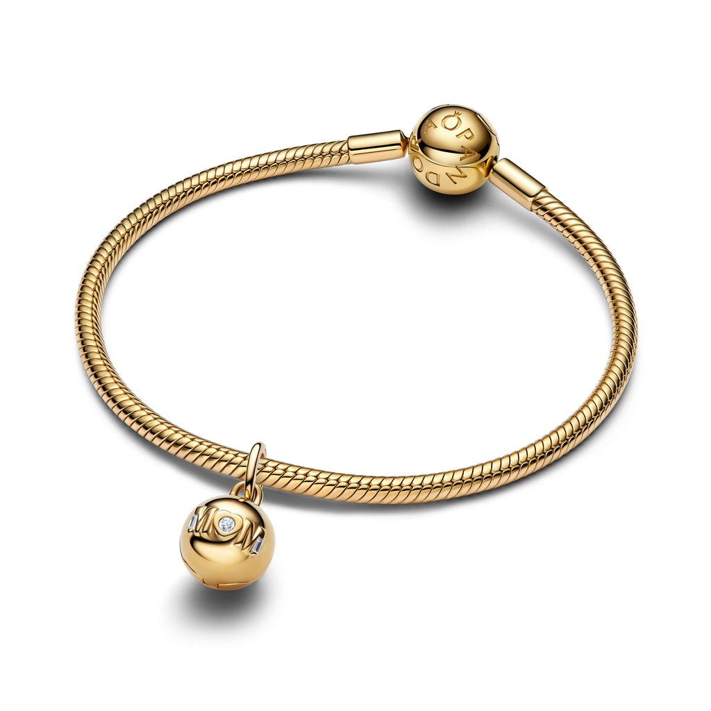 Pandora Charm Featuring Mom Ball Clasp
