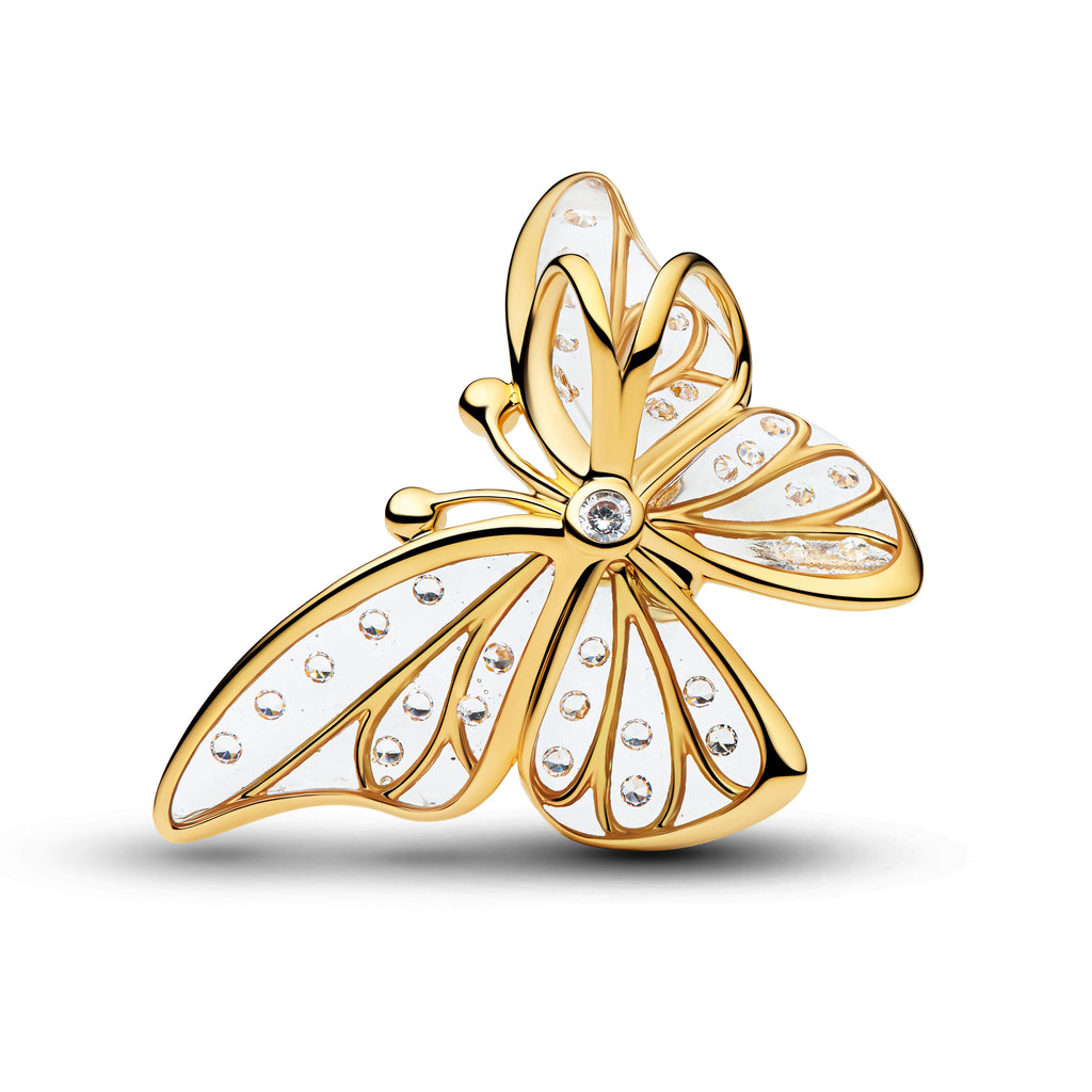 Pandora Charm Featuring Oversized Butterfly Openwork