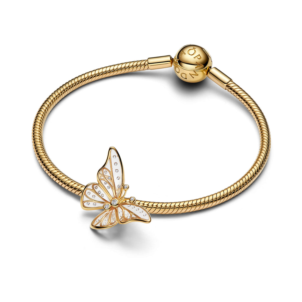 Pandora Charm Featuring Oversized Butterfly Openwork