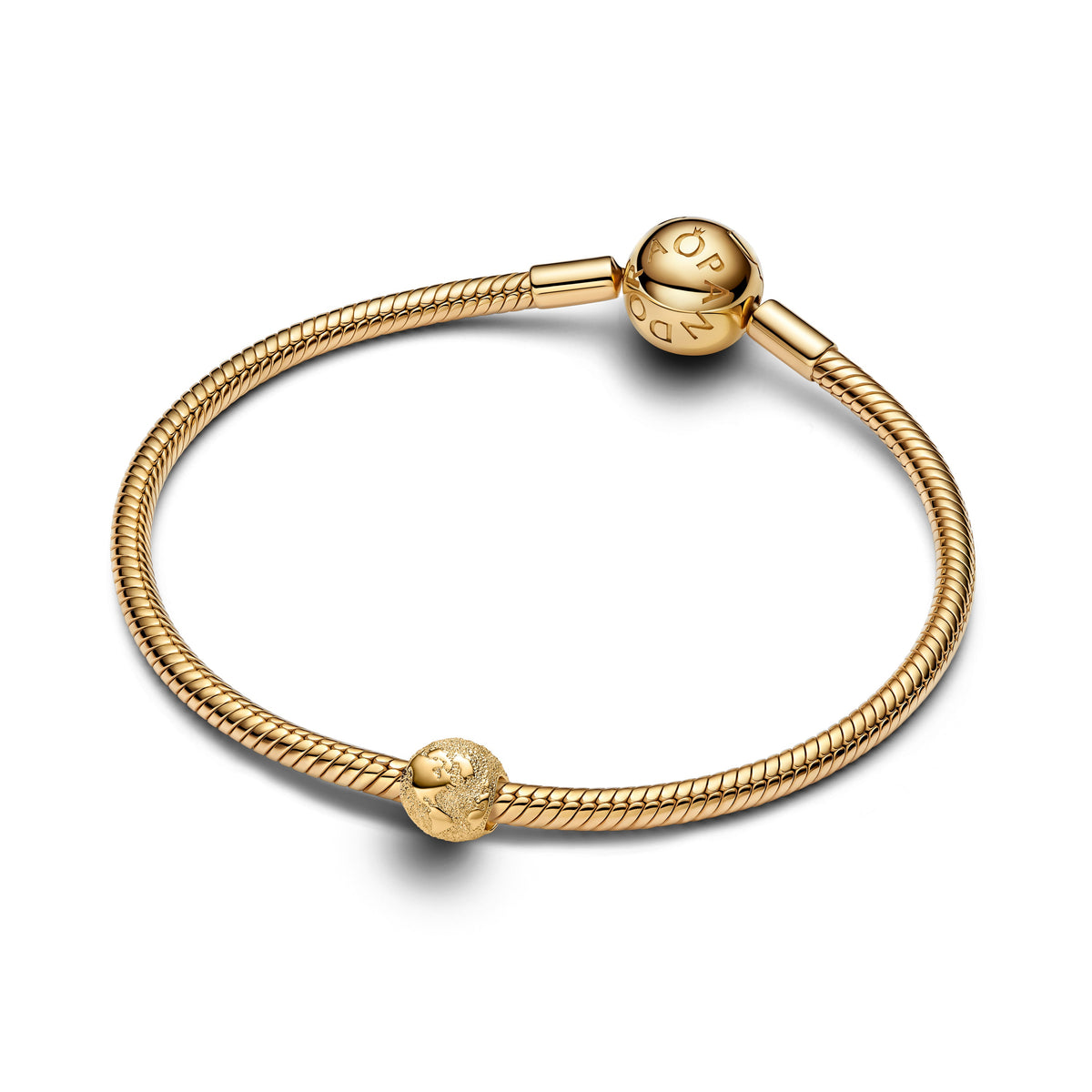 Pandora Charm Featuring Textured Globe Mini
