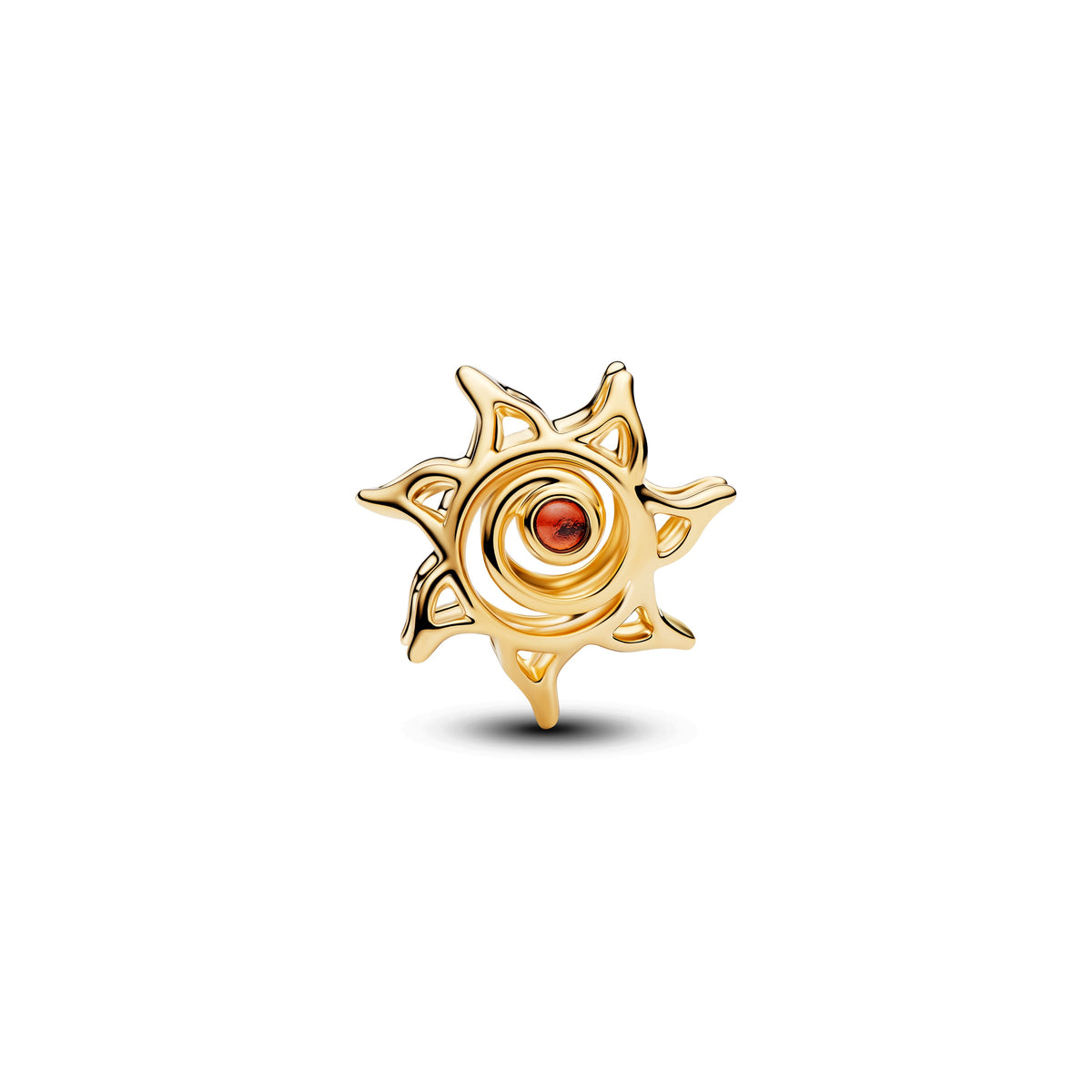 Pandora Charm Featuring Sun Openwork
