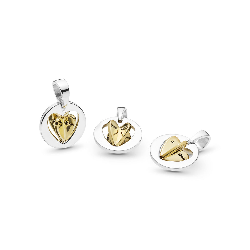 Pandora Charm Featuring Mum's Golden Heart Dangle