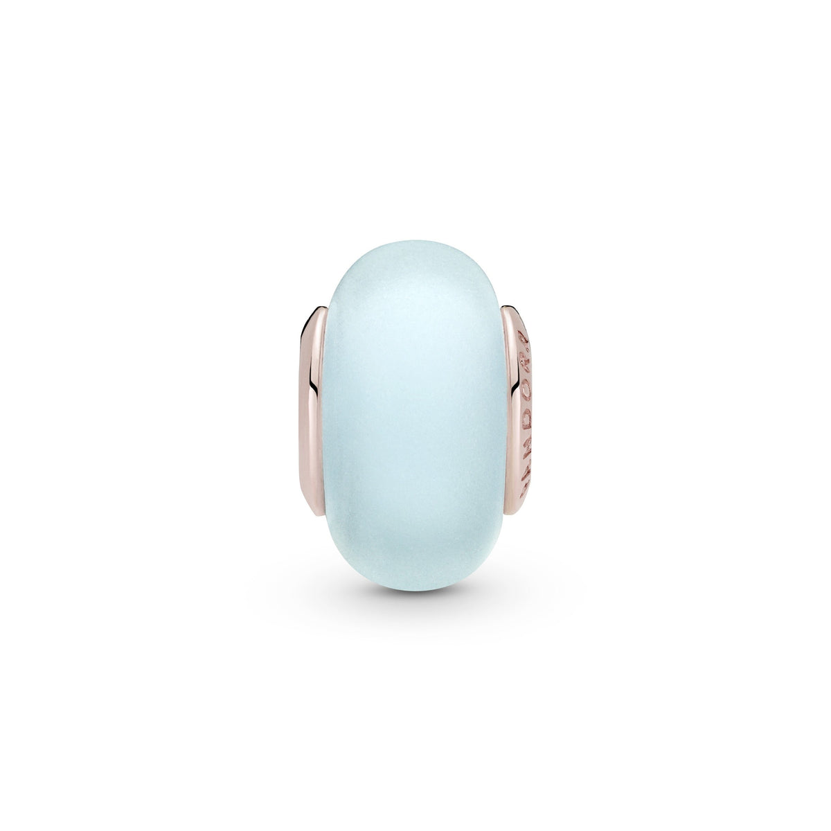 Pandora Charm Featuring Matte Blue Murano Glass