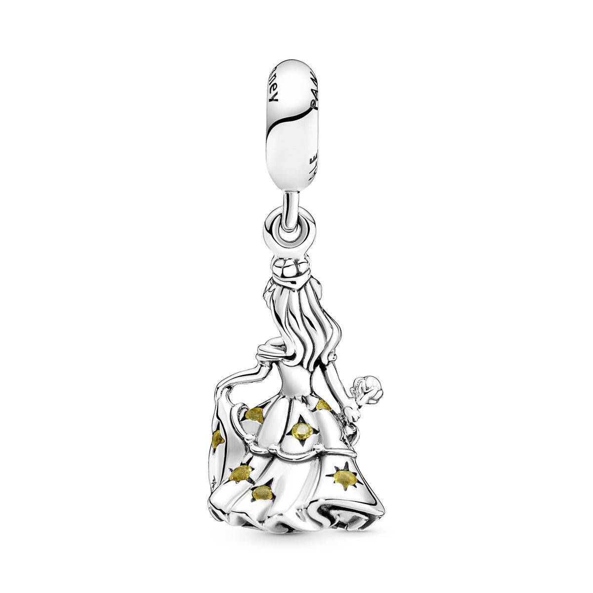 Pandora Charm Featuring Disney Beauty and the Beast Dancing Belle Dangle