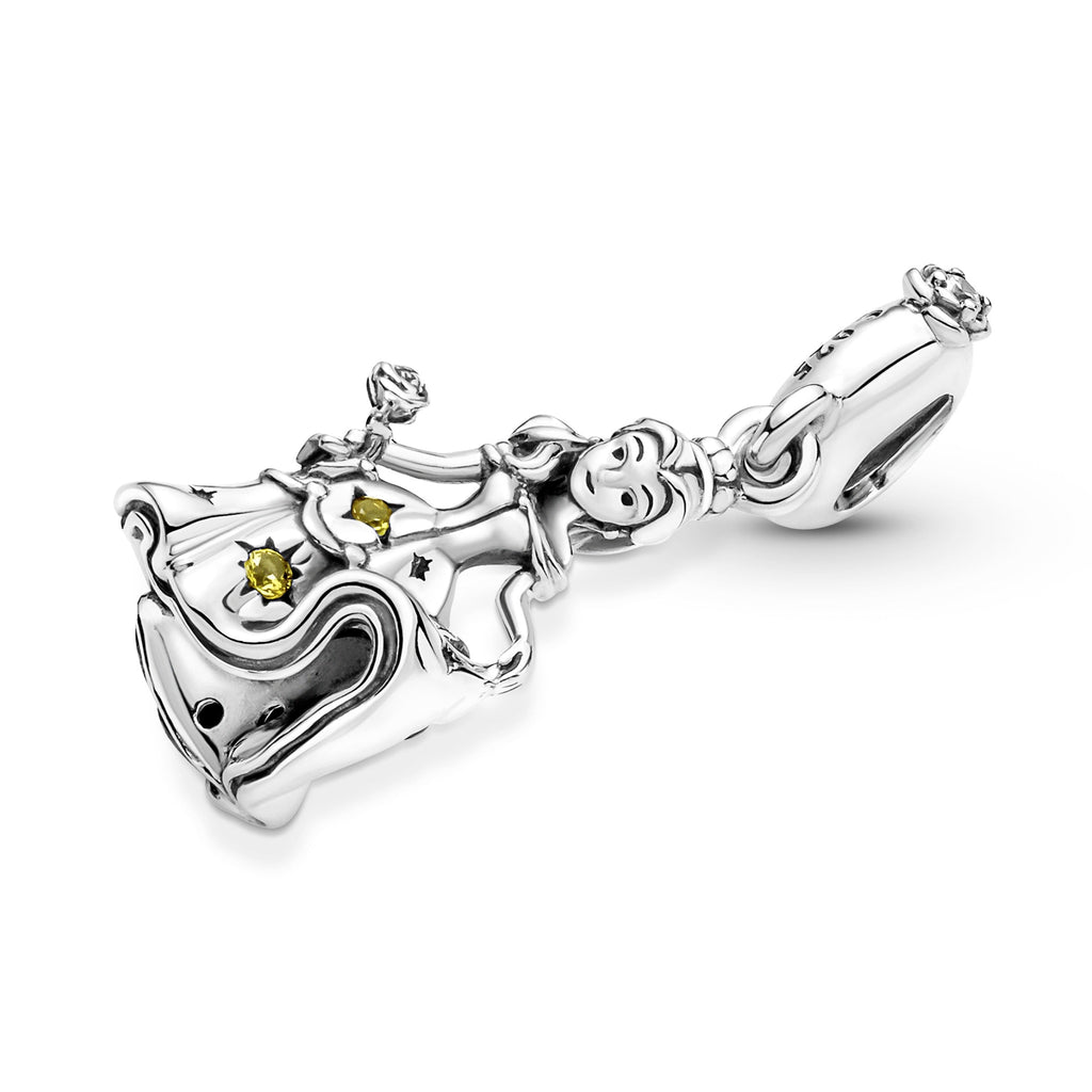 Pandora Charm Featuring Disney Beauty and the Beast Dancing Belle Dangle