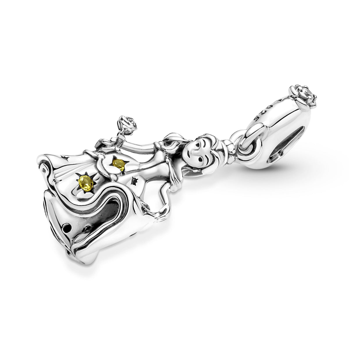 Pandora Charm Featuring Disney Beauty and the Beast Dancing Belle Dangle
