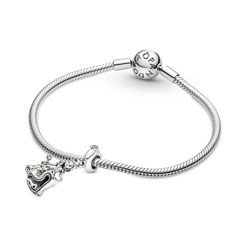 Pandora Charm Featuring Disney Beauty and the Beast Dancing Belle Dangle