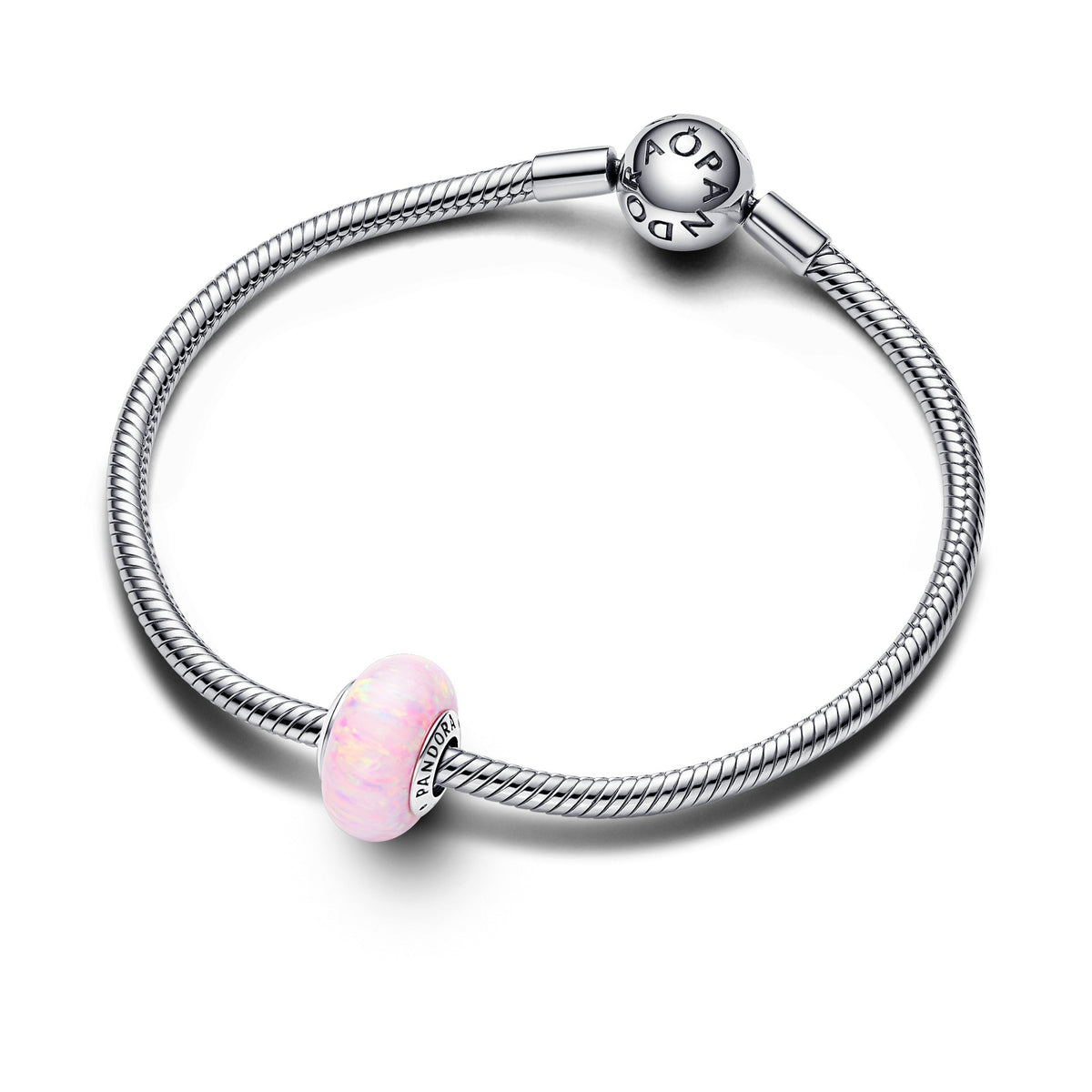 Pandora Charm Featuring Opalescent Pink