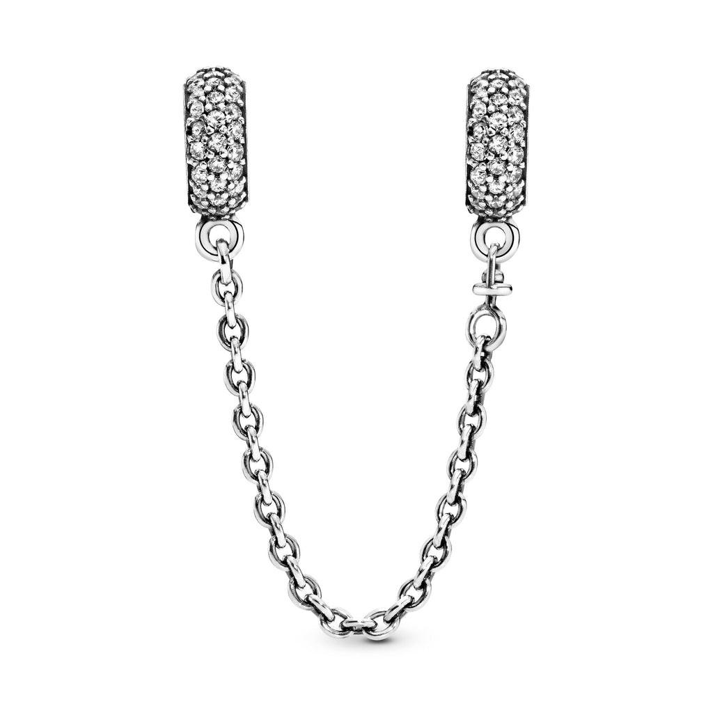 Pandora Sparkling Pavé Safety Chain Charm