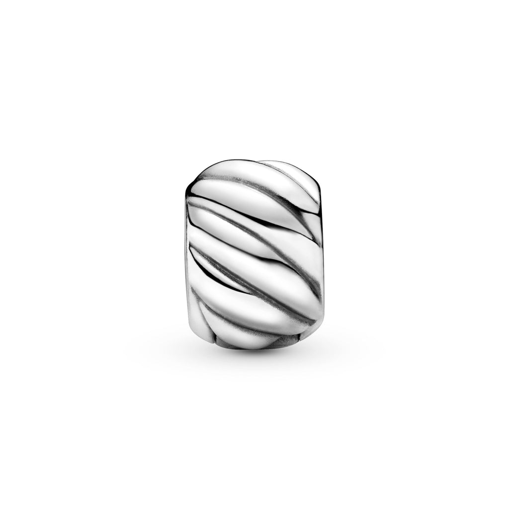 Pandora Charm Featuring Polished Feathered Clip