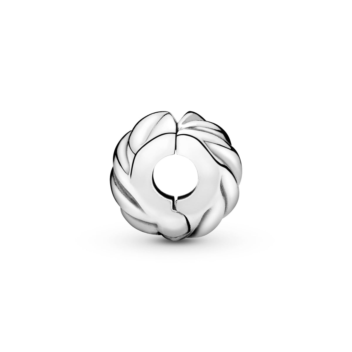 Pandora Charm Featuring Polished Feathered Clip