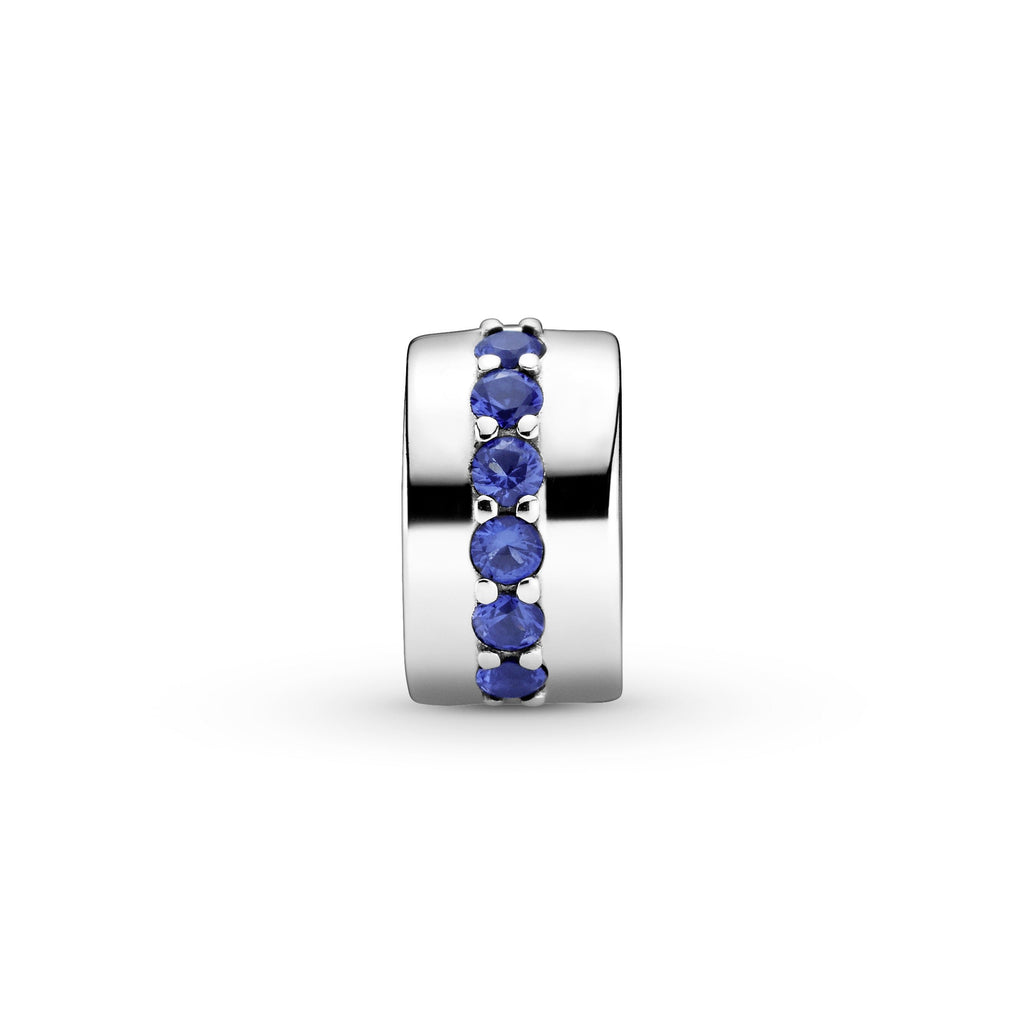 Pandora Blue Sparkle Clip Charm