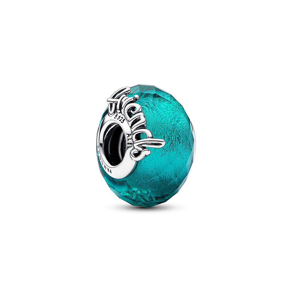 Pandora Charm Featuring Faceted Murano Glass Friendship