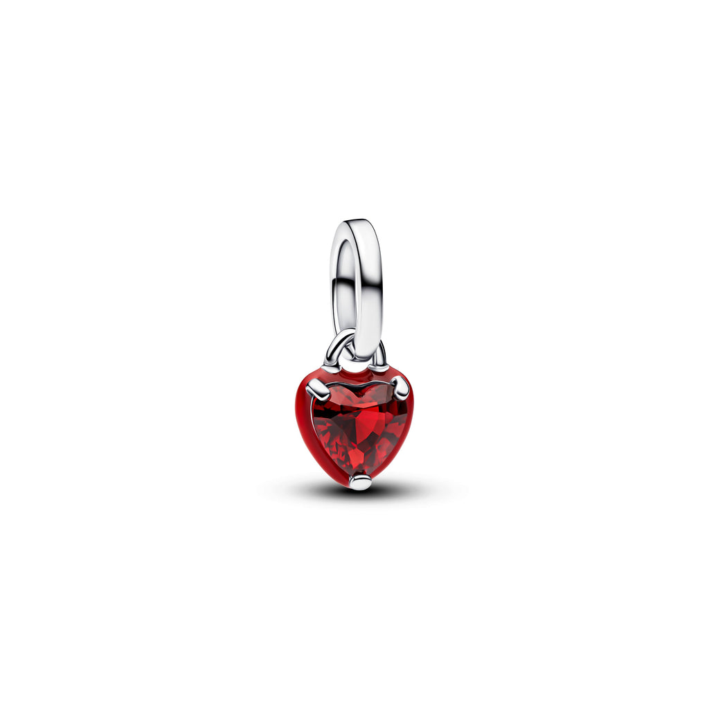 Red Chakra Heart Mini Dangle Charm