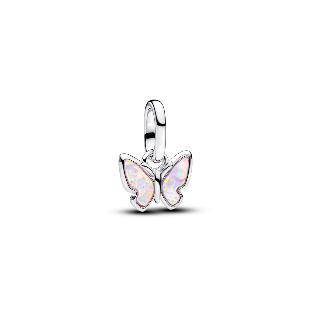 Pink Butterfly Mini Dangle Charm