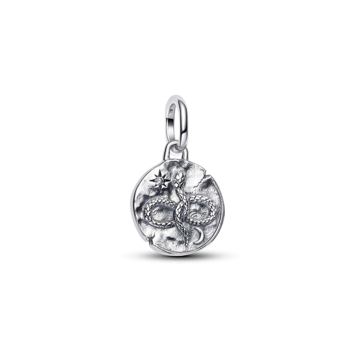Infinity Snake Medallion Charm