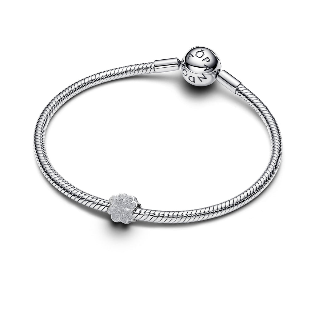 Pandora Charm Featuring Textured Clover Mini