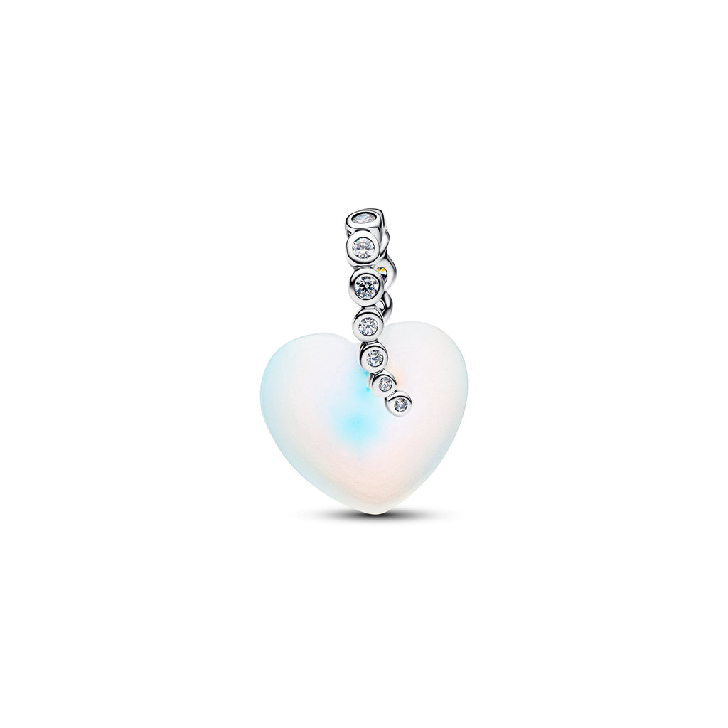 Pandora Charm Featuring Shooting Star & Heart Dangle