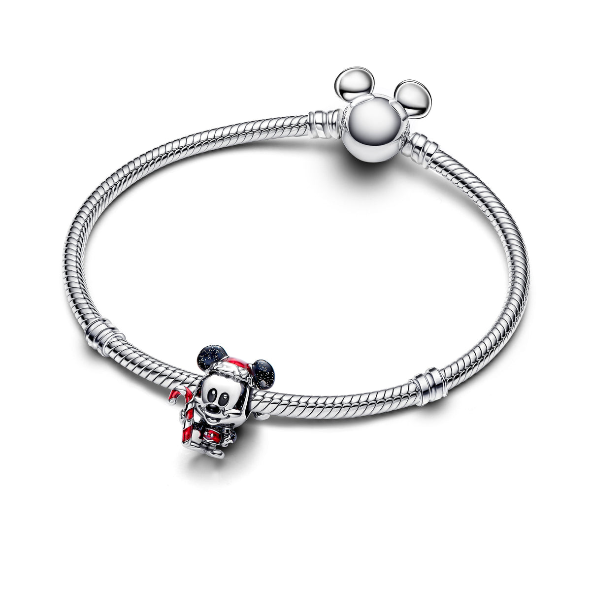 Pandora Charm Featuring Disney Mickey Mouse Holiday