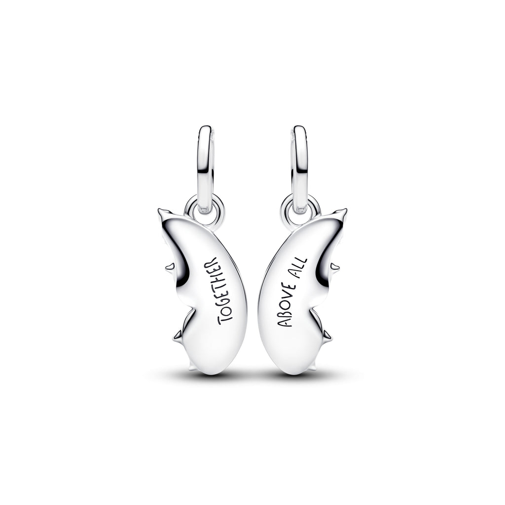 Pandora Charm Featuring Splittable Butterfly Dangle