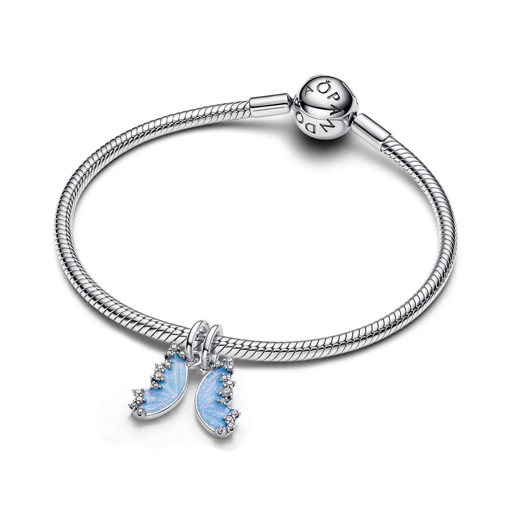 Pandora Charm Featuring Splittable Butterfly Dangle