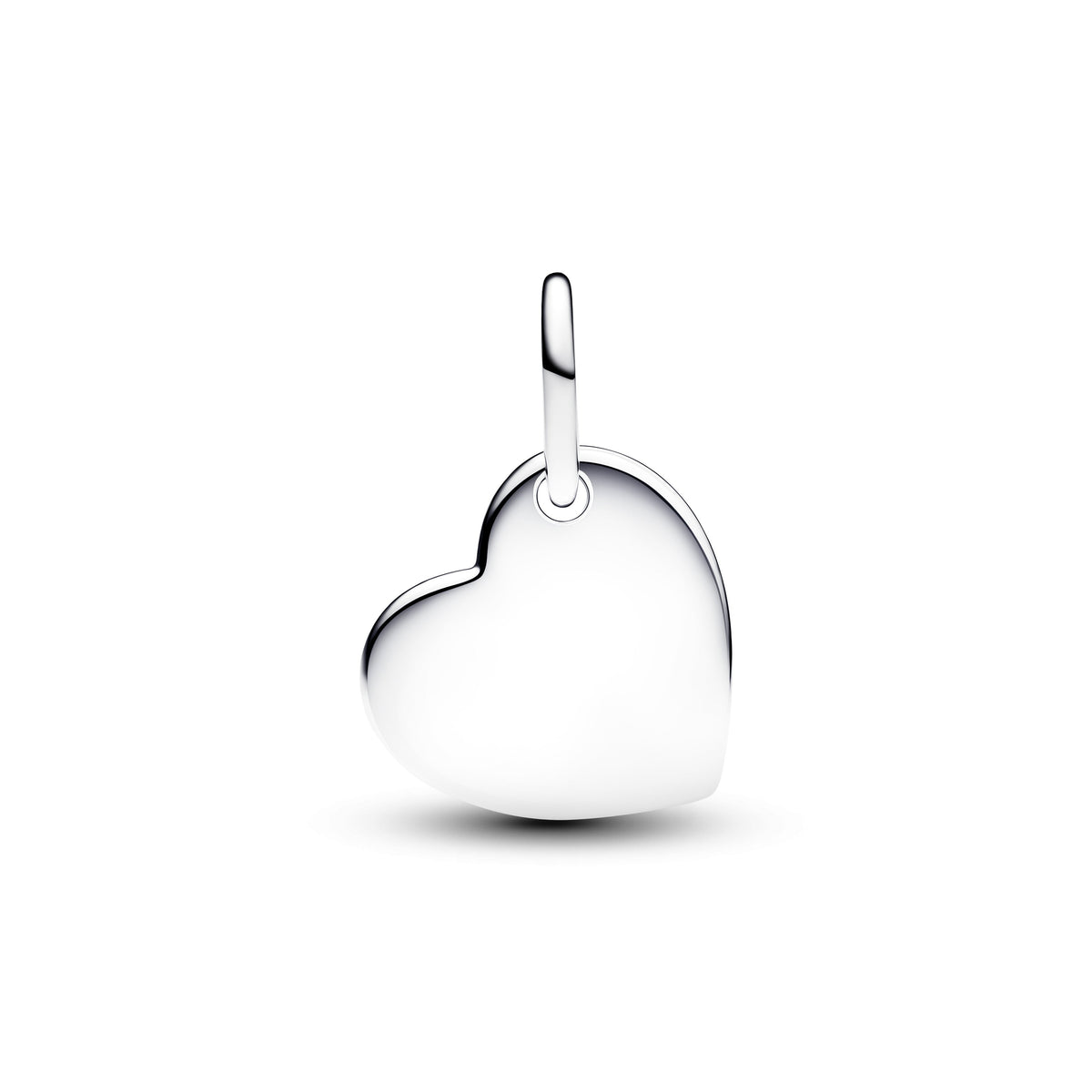 Pandora Engravable Heart Purple Stone Dangle Charm