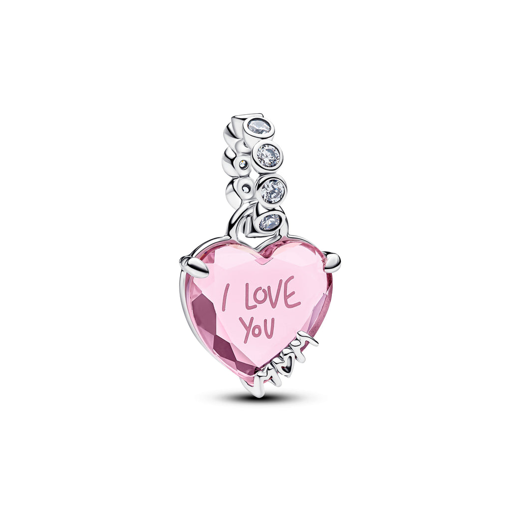 I Love You Mom Dangle Charm