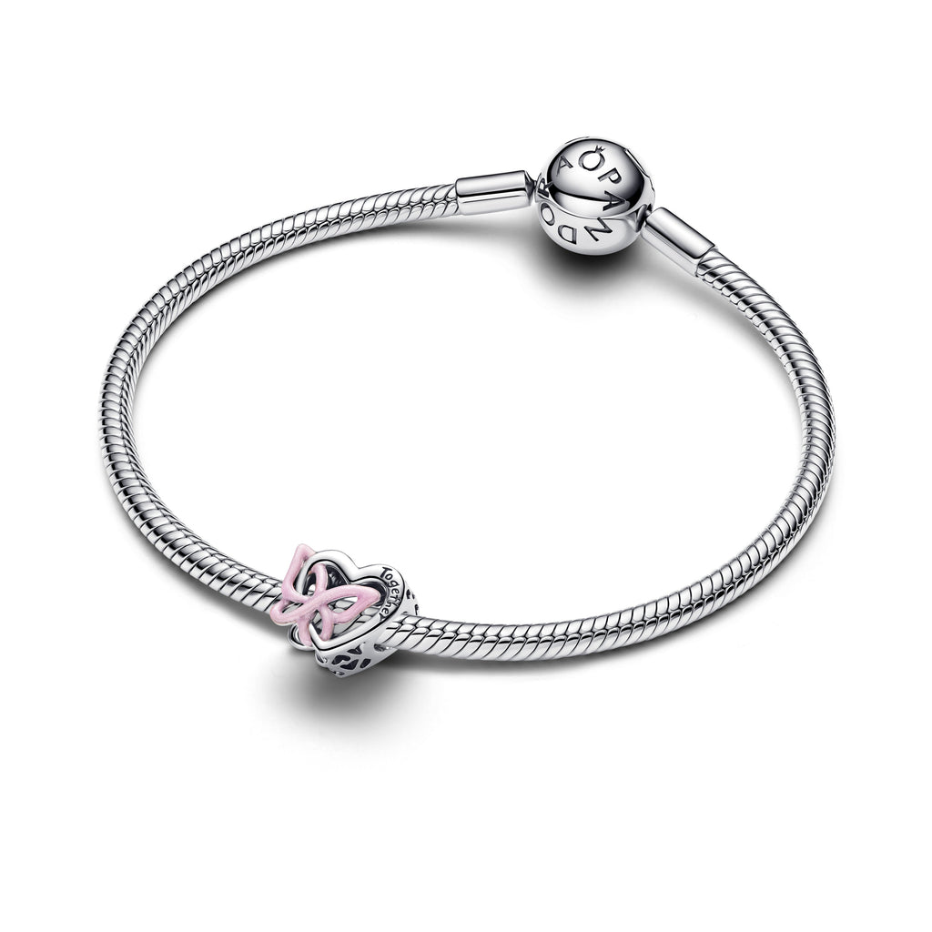 Pandora Charm Featuring Entwined Heart & Butterfly