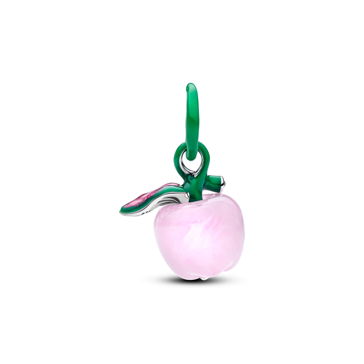Pandora Charm Featuring Murano Pink Apple