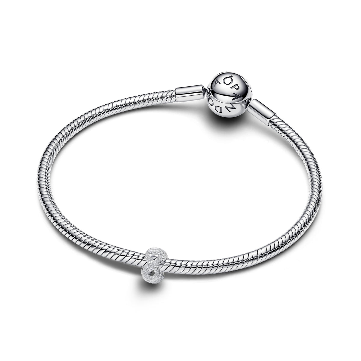 Pandora Textured Infinity Symbol Mini Charm