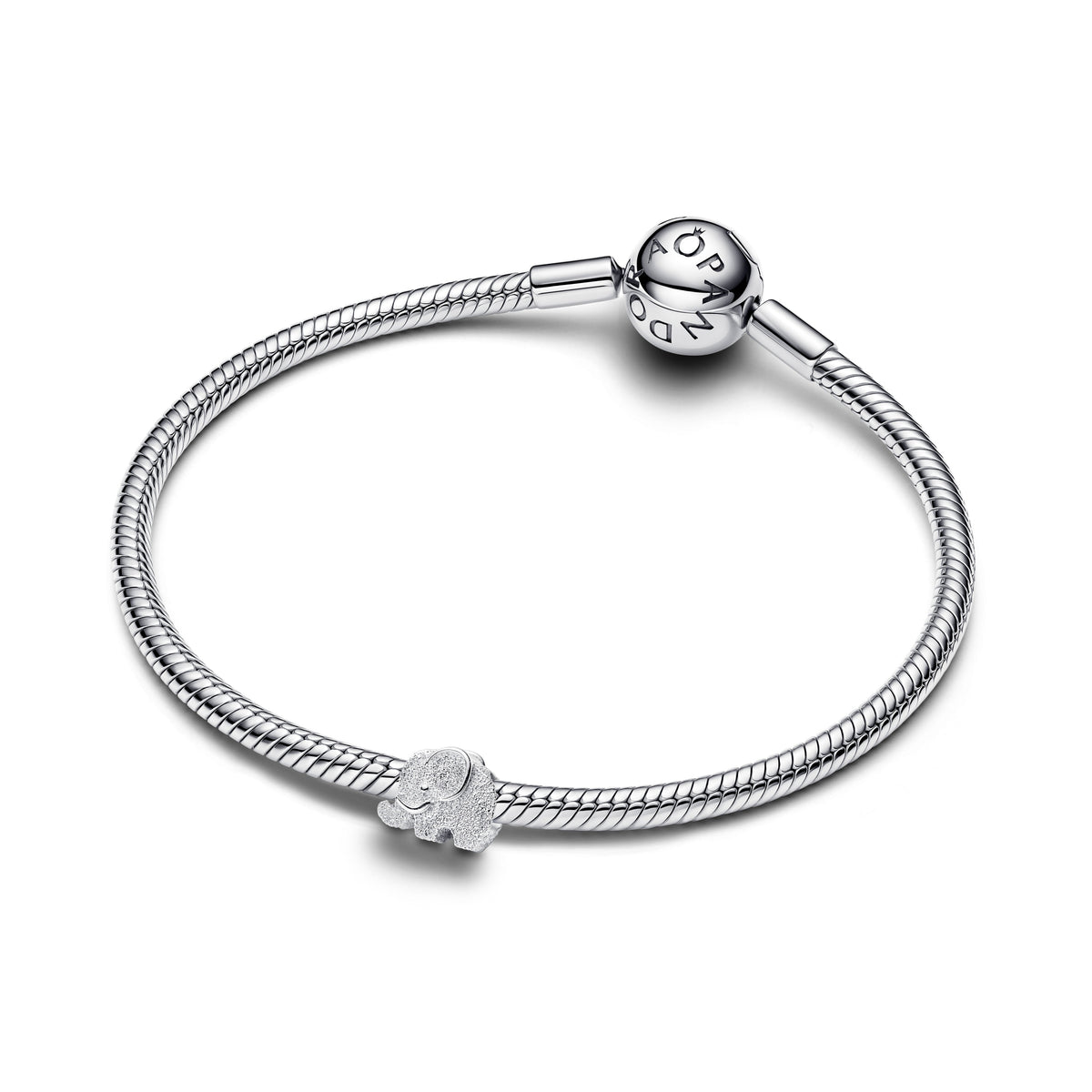 Pandora Textured Elephant Mini Charm