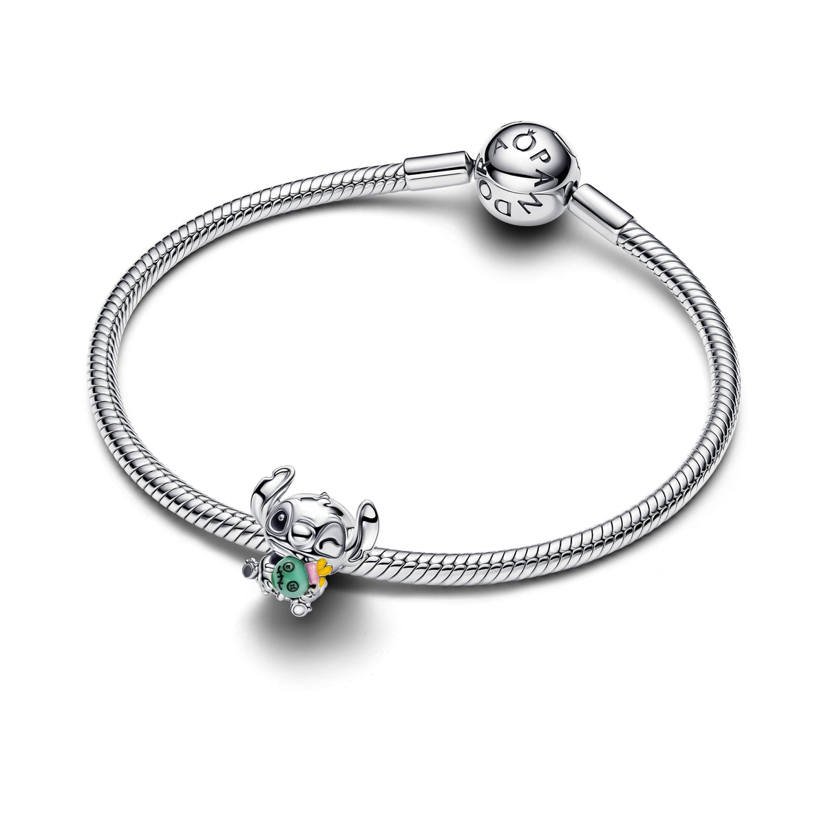 Pandora Charm Featuring Disney Stitch & Scrump