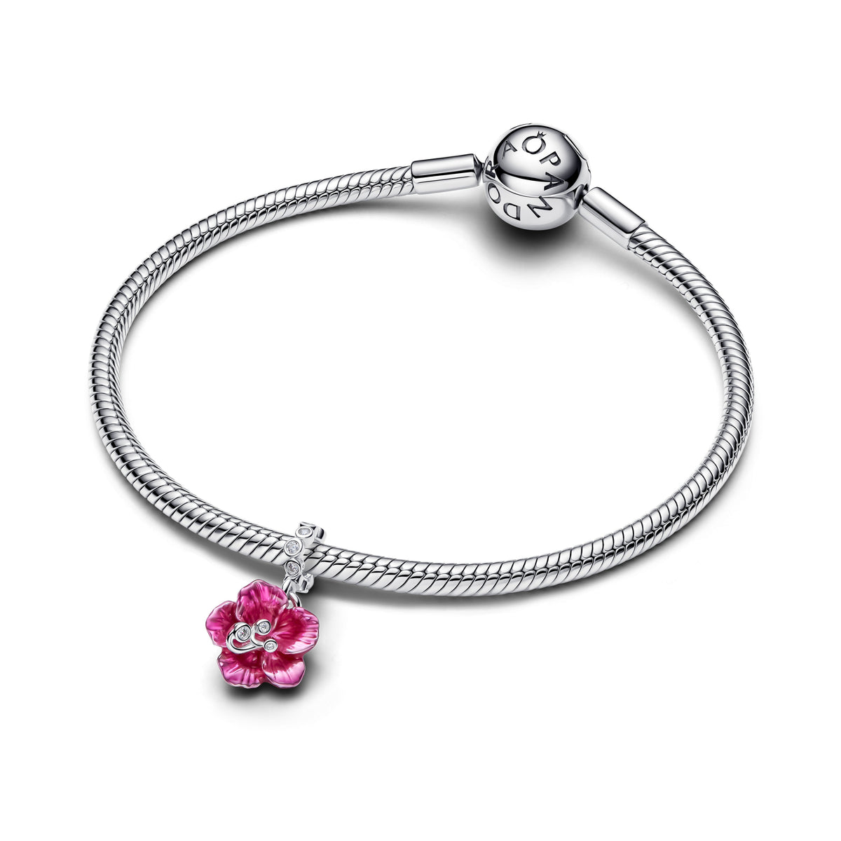 Pandora Hibiscus Dangle Charm
