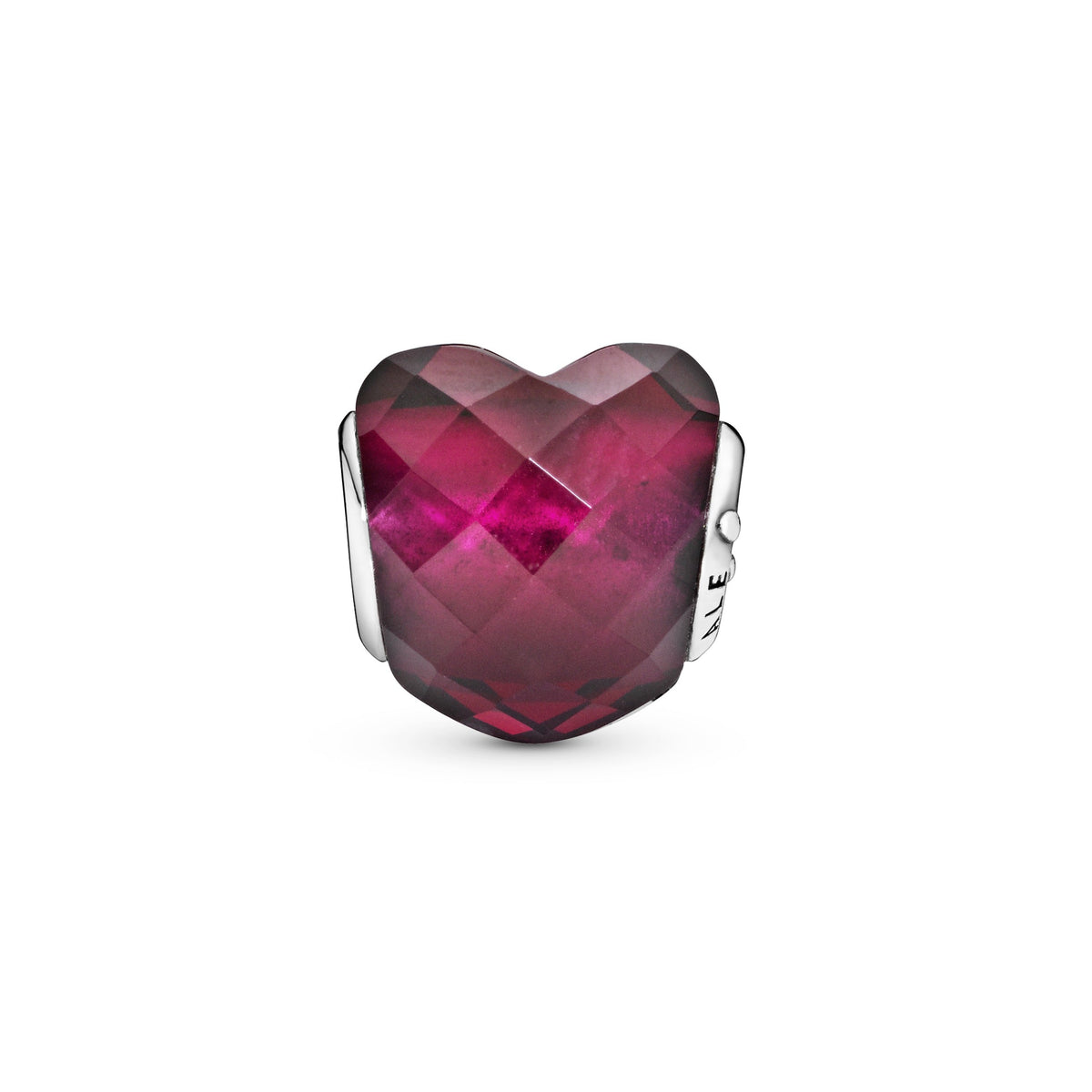 Pandora Charm Featuring Fuchsia Pink Heart