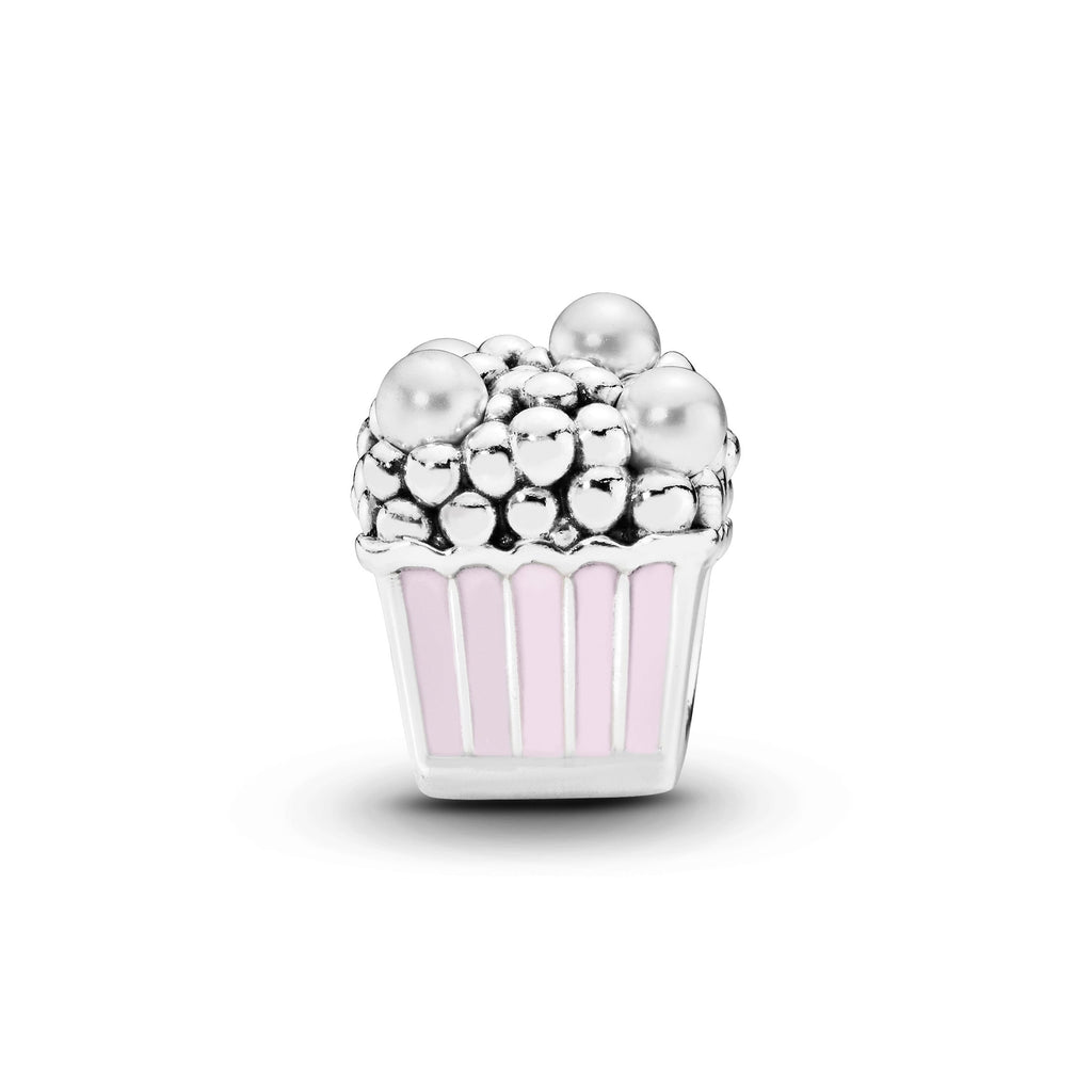Pandora Charm Featuring Pink Popcorn