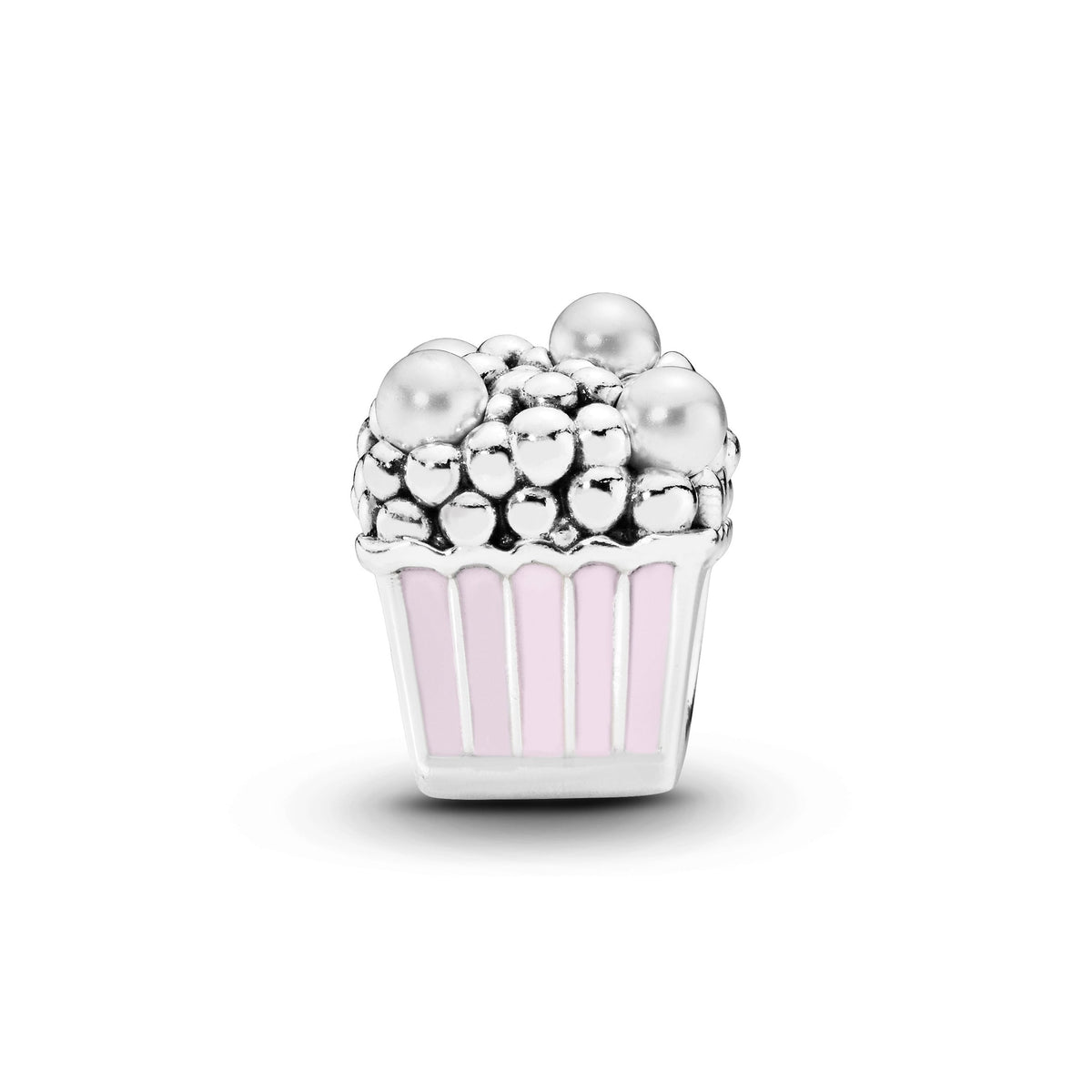 Pandora Charm Featuring Pink Popcorn