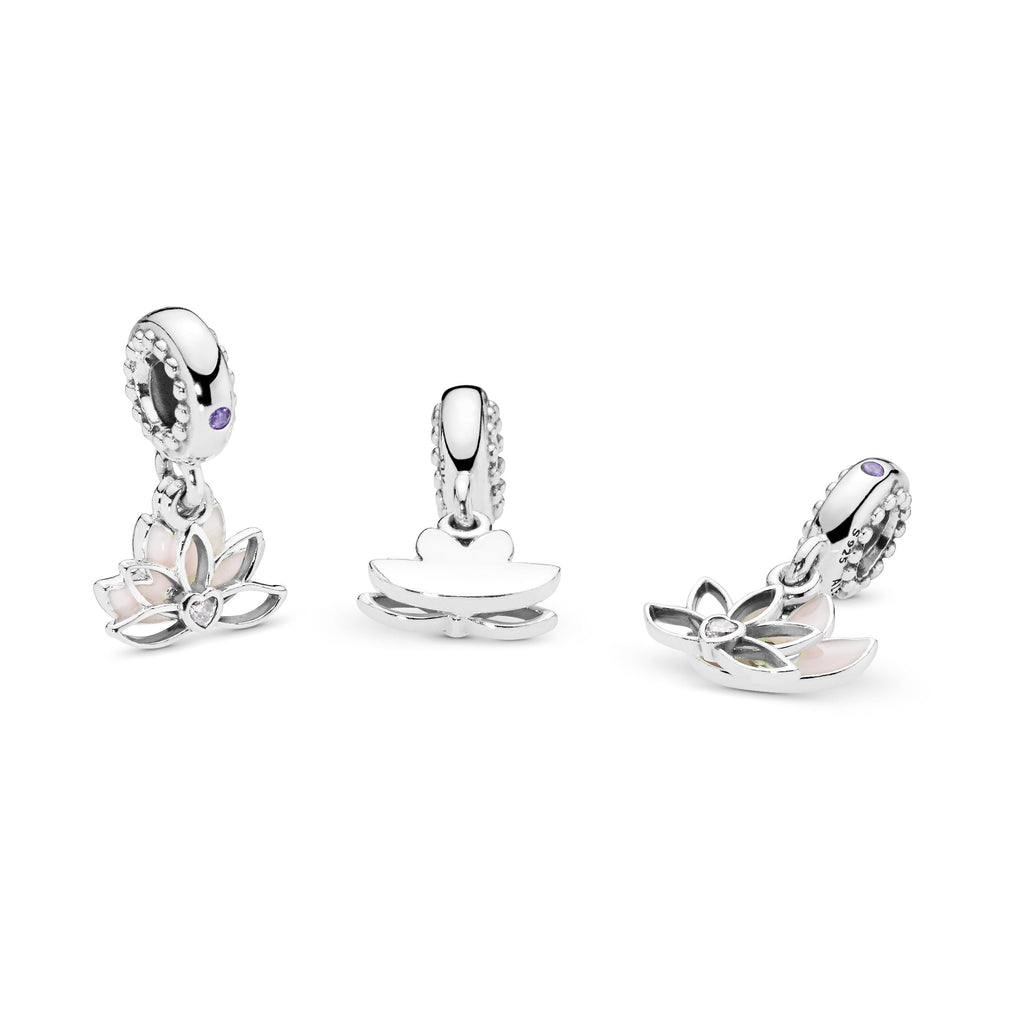 Pandora Lotus Flower Dangle Charm
