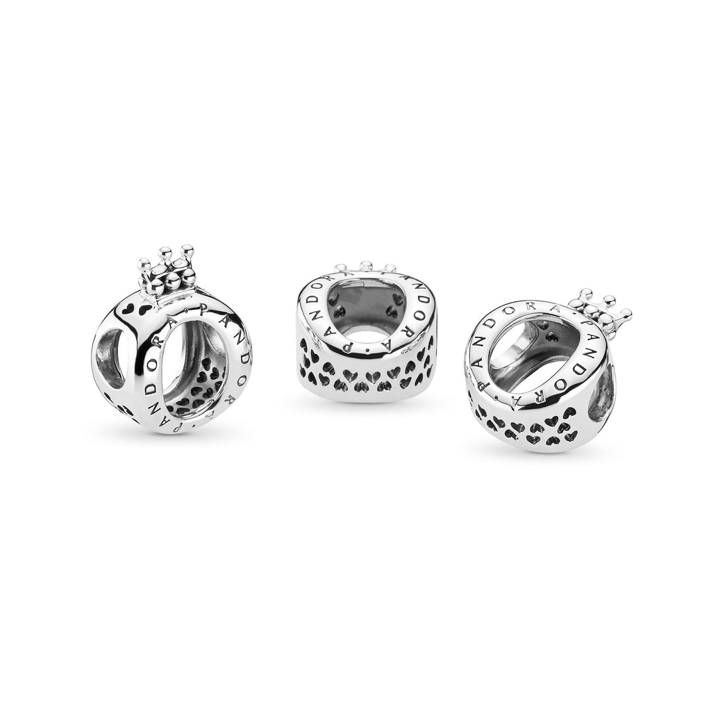Pandora Charm Featuring Crown O Logo