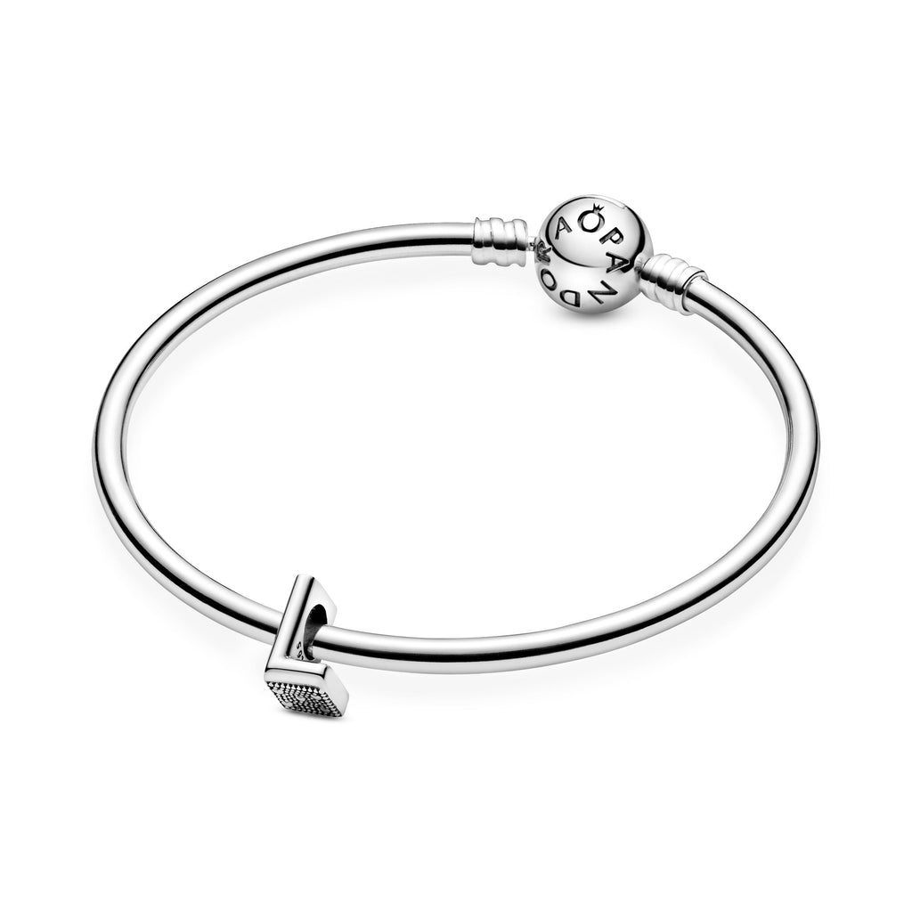 Pandora Charm Featuring Letter L Alphabet