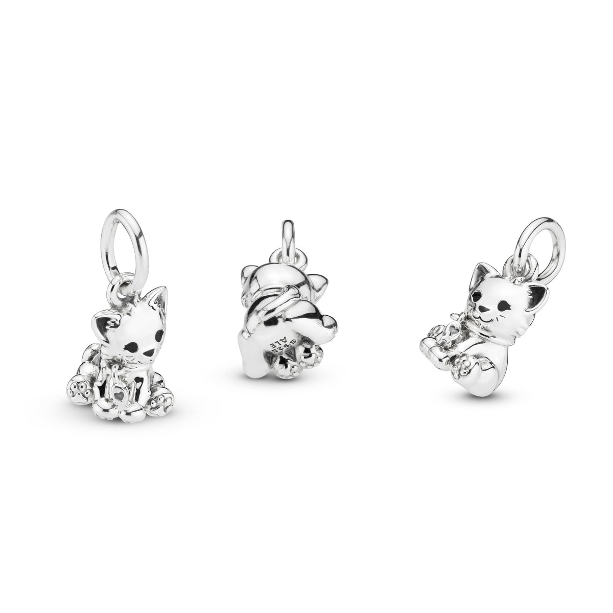 Pandora Charm Featuring Kitty-Cat Dangle