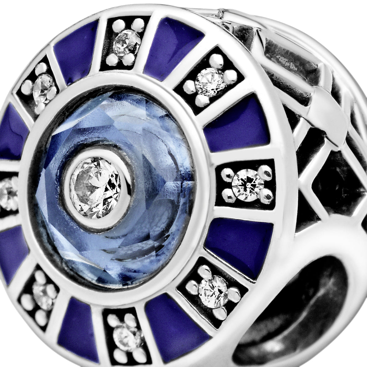 Pandora Charm Featuring Blue Mosaic