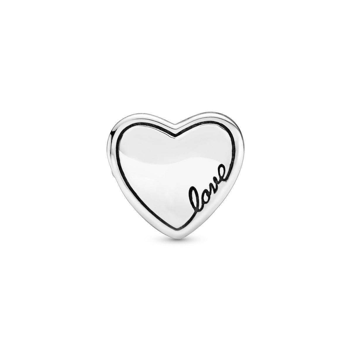 Pandora Charm Featuring Logo Yes! Heart