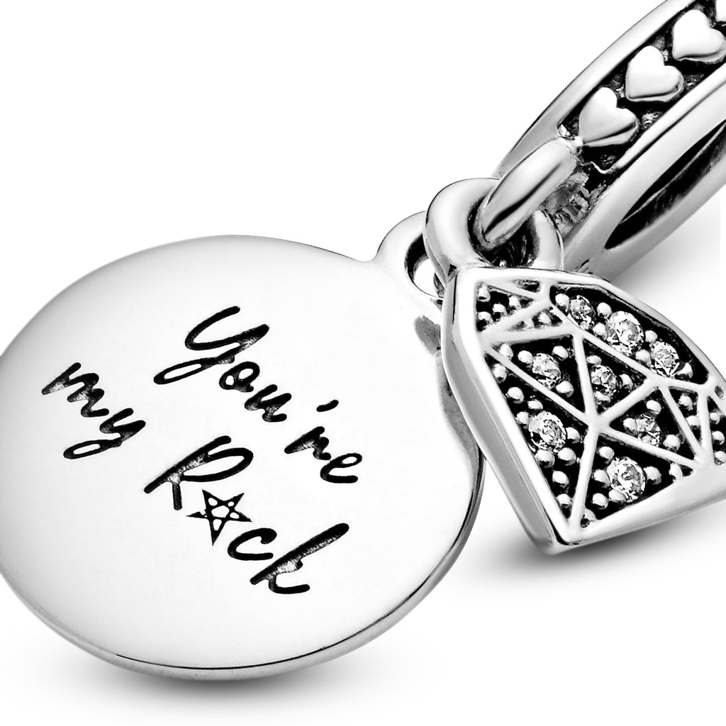 Pandora Charm Featuring My Rock Dangle
