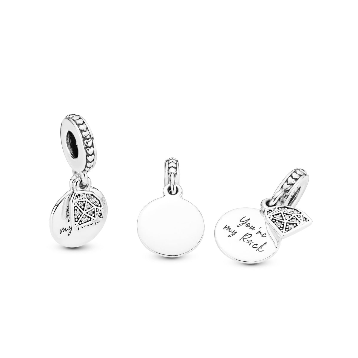Pandora Charm Featuring My Rock Dangle