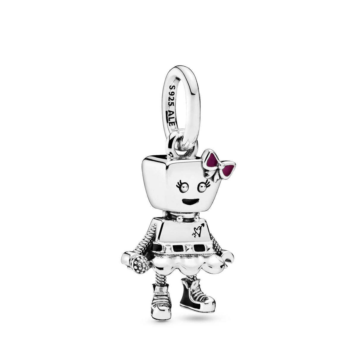 Bella Bot Punk Band Dangle Charm