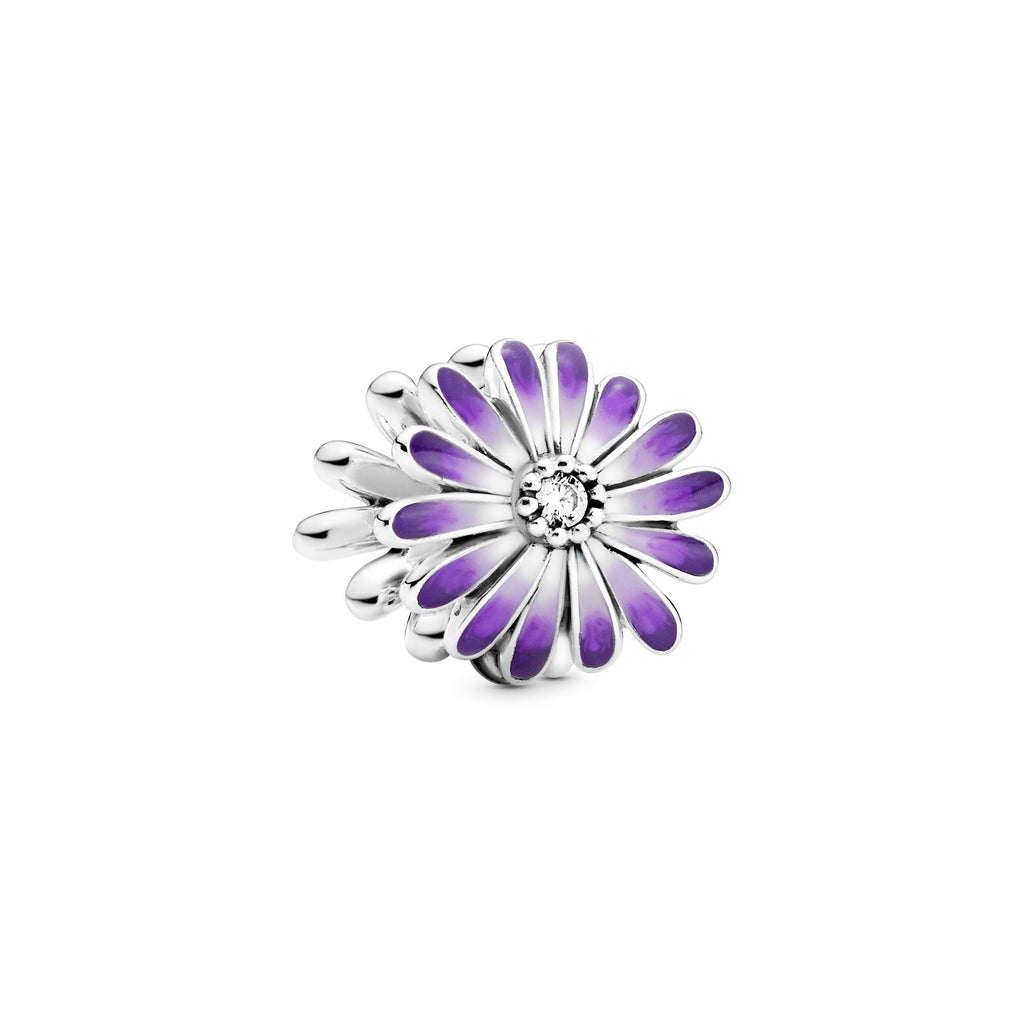 Pandora Purple Daisy Charm