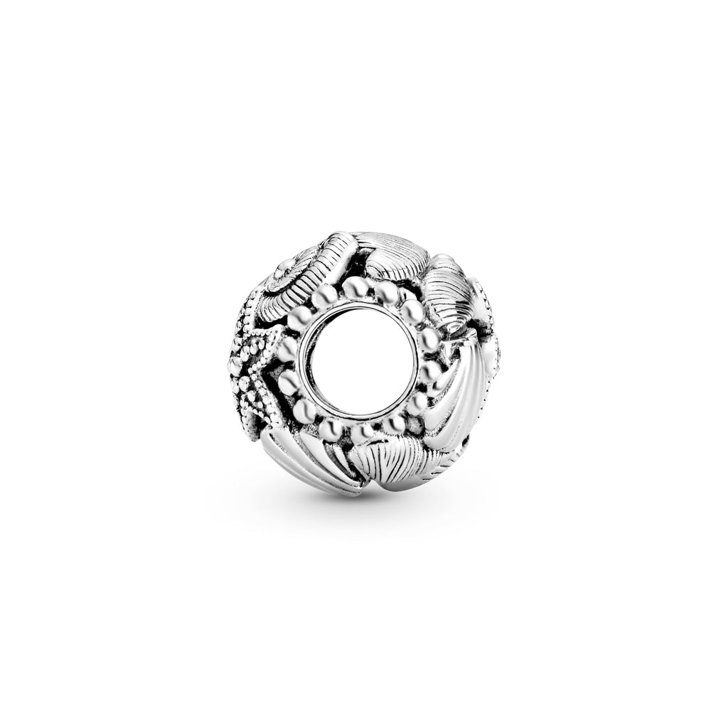 Pandora Charm Featuring Openwork Starfish, Shells & Hearts