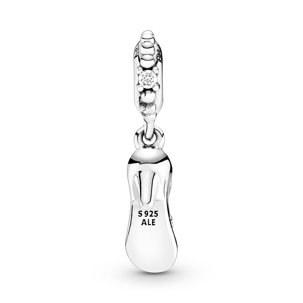 Pandora Charm Featuring Disney Cinderella Glass Slipper & Mice Dangle