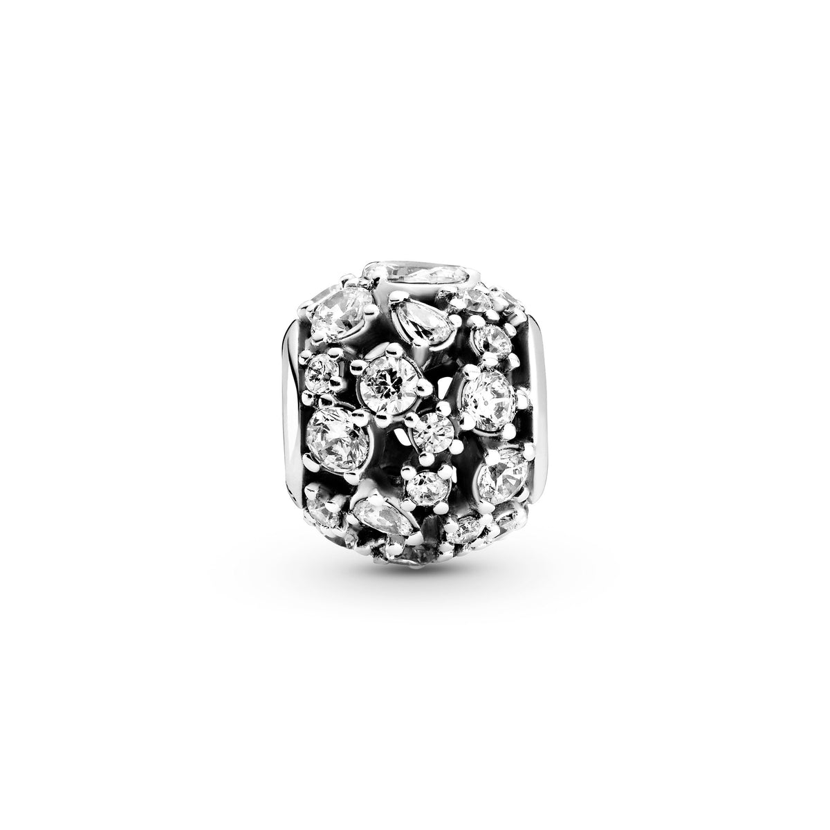 Pandora Charm Featuring Sparkling Round Openwork